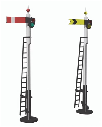 All-new TT gauge lower quadrant semaphore signals - see item description for more information