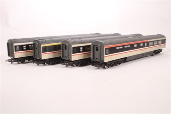 Coach pack B.R Mk.3 Restaurant Buffet Car (TRUB) 40322 B.R Mk.3 1st Open Coach (8 Window) B.R Mk.3 2nd Open Coach (8 Window)
