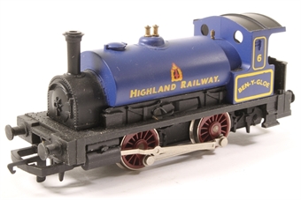 Class 0F Pug 0-4-0ST 6 'Ben-Y-Gloe' in Highland Railway blue