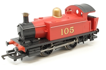 Class 101 Holden 0-4-0T 105 in Red - separated from Industrial Freight Set
