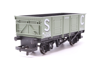Open Mineral Wagon 'SC' Green Livery No.25506