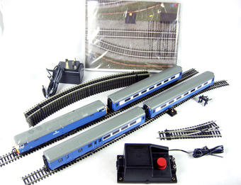 FM Rail "The Blue Pullman" complete train set with Class 47 and 3 Mk2 coaches