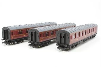 LMS Period 3 coach pack - "The Night Scot" - 4076, 4077, 5201 - split from set