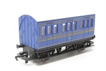 4-Wheel Passenger Coach in Caledonian Railways Blue