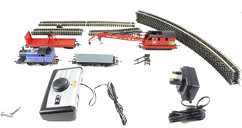 Breakdown Hauler Train Set with 0-4-0 locomotive, Breakdown Crane and Support Van
