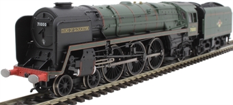 Class 8 4-6-2 71000 "Duke of Gloucester " in BR green with late crest - Railroad Range - split from set