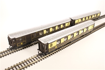 Pack of 3 Pullman parlour coaches - Split from set