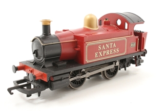 Class 101 0-4-0T 012 in Santa Express livery - separated from train set