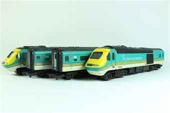 Class 43 High-Speed Train set 43058 & 43059 "Midland Pride" in Midland Mainline green livery & 2 TSO coaches