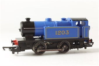 Class D Industrial 0-4-0T 1203 in Caledonian Railways blue