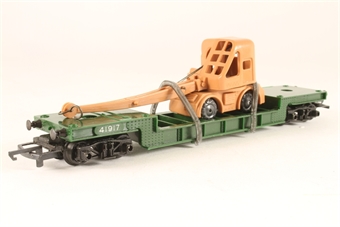 Bogie Well Wagon With Crane Load 41917