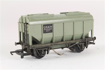 20T covered bulk grain hopper wagon in BR grey - B85040