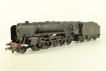 Class 9F 2-10-0 92151 in BR black with late crest - weathered
