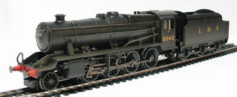 Class 8F 2-8-0 8042 in LMS black - weathered
