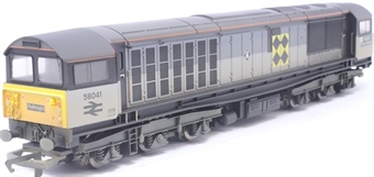 Class 58 58041 'Ratcliffe Power Station' in Railfreight Sub Sector Grey (weathered) 