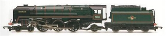 Britannia class 7MT 4-6-2 70025 "Western Star" in BR green with late crest