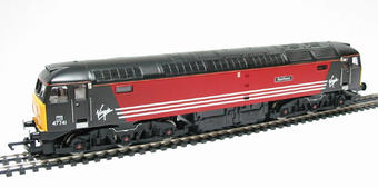 Class 47 47741 "Resilient" in Virgin Red