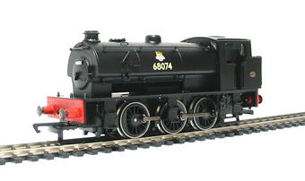 Class J94 0-6-0ST 68074 in BR black with early emblem