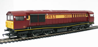 Class 58 58033 in EWS livery