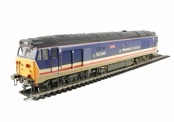 Class 50 50045 'Achilles' in revised Network South East livery (weathered)