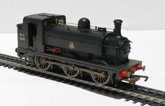 Class J52 0-6-0T 2 in BR unlined black - Weathered