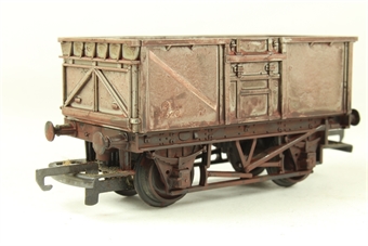 16 ton steel mineral wagon in BR grey - B75201
