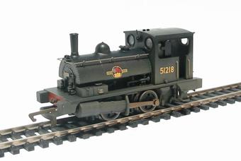 Class B7 Pug 0-4-0ST 51218 in BR black (weathered)