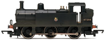Class 3F Jinty 0-6-0 tank loco 47294 in BR black (weathered)