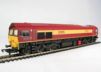 Class 59 59201 "Vale of York" in EWS livery