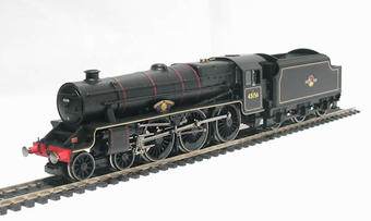 Class 5 4-6-0 45156 "Ayrshire Yeomanry" in BR Black with late crest