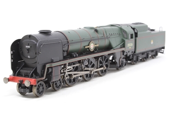 Merchant Navy Class 4-6-2 35026 'Lamport and Holt Line' in BR Lined Green. Split from Royal Wessex train pack