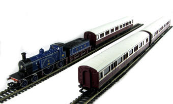 Caledonian loco & 3 coaches. Limited edition of 2500.