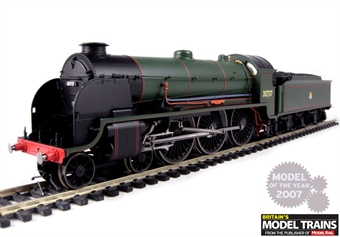 Class N15 4-6-0 30737 "King Uther" in BR Green with early emblem 