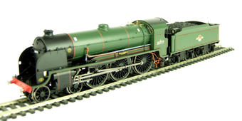 Class N15 4-6-0 30777 "Sir Lamiel" in BR green with late crest - as preserved