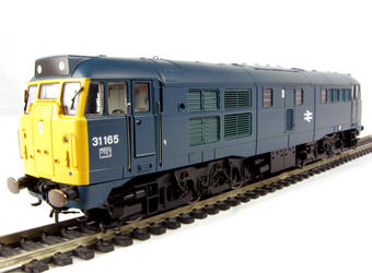 Class 31 31165 in BR Blue