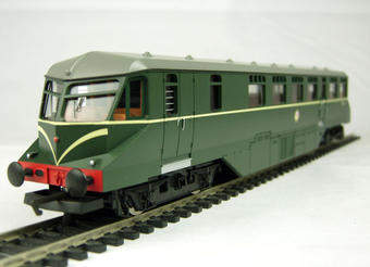 GWR AEC diesel railcar W22W in BR green