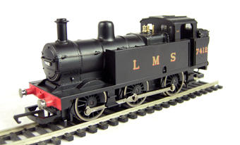 Class 3F Jinty 0-6-0T 7412 in LMS black
