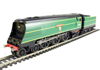 West Country Class 4-6-2 "Torrington" 34031 in British Rail Malachite Green