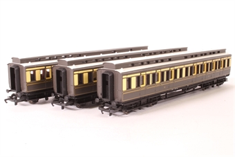 3 x GWR Clerestory Coaches - separated from the 'Flying Dutchman' Train Pack