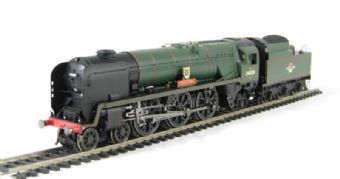 Rebuilt West Country Class 4-6-2 34008 "Padstow" in BR Green with late crest