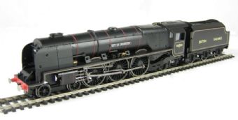 Duchess Class 4-6-2 46252 "City of Leicester" in BR Black with BRITISH RAILWAYS lettering