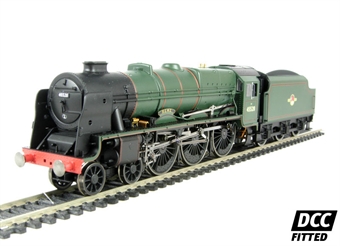 Patriot Class 4-6-0 45528 "R.E.M.E." in BR Green with late crest (DCC Fitted)