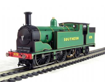 Class M7 0-4-4T 676 in SR green (DCC Fitted)