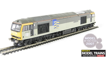 Class 60 60062 'Samuel Johnson' in BR Railfreight Petroleum
