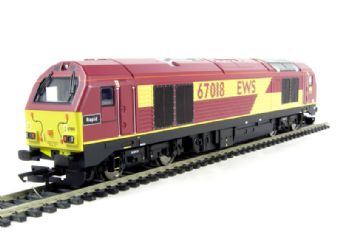 Class 67 67018 'Rapid' in EWS livery