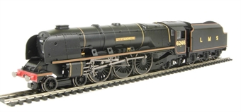 Princess Coronation Class 4-6-2 6246 "City of Manchester" in LMS Black
