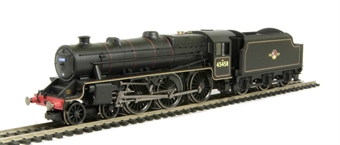 Black 5 4-6-0 45458 in BR black with late crest