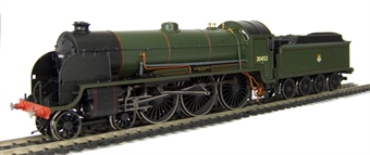 N15 Class 4-6-0 30452 'Sir Meliagrance' in BR Green with early emblem & 8 wheel watercart tender - Pete Waterman Collection