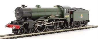 Class B17/2 Sandringham 4-6-0 61637 'Thorpe Hall' in BR green with early crest