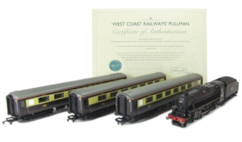 West Coast Railways Pullman with 4-6-0 Black 5 44932 and 3 pullman cars "Bassenthwaite", "Buttermere", "Rydal Water"